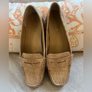 NWOB Chaps Ginger Tan Loafers. Women's Size: 8.5.
